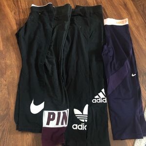 5 pairs Medium Athletic Leggings